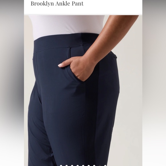 Brooklyn Ankle Pant Navy - Picture 2 of 6
